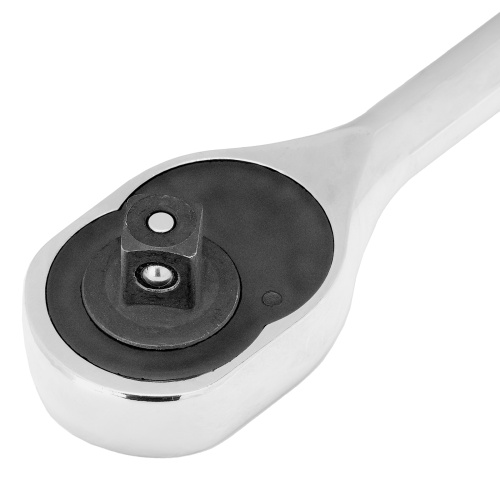 Ключ-трещотка 1/2", 45 зубьев, цельнометаллический, с быстрым сбросом, CrV, хром Сибртех по ценам производителя в Челябинске с доставкой по всей России