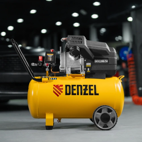 Компрессор воздушный DKV2200/50, Х-PRO 2.2 кВт, 400 л/мин, 50 л Denzel по ценам производителя в Челябинске с доставкой по всей России