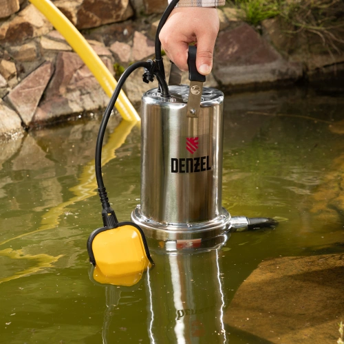 Дренажный насос DP1100X, 1100 Вт, подъем 11 м, 15500 л/ч Denzel по ценам производителя в Челябинске с доставкой по всей России