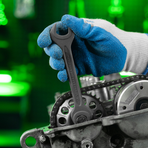 Набор ключей рожковых, 6 - 32 мм, 10 шт., CrV, фосфатированные Сибртех по ценам производителя в Челябинске с доставкой по всей России