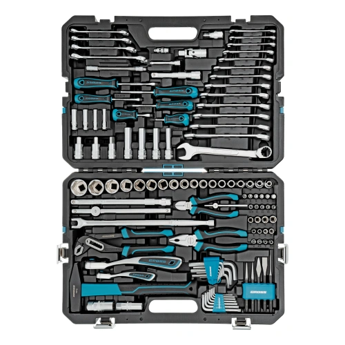 Набор инструментов, 1/4", 1/2", CrV, 120 зубьев, 115 предметов Gross по ценам производителя в Челябинске с доставкой по всей России