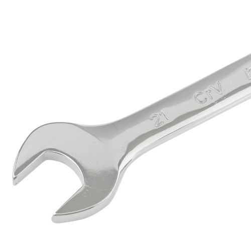 Ключ комбинированный, 21 мм, CrV, полированный хром Matrix по ценам производителя в Челябинске с доставкой по всей России