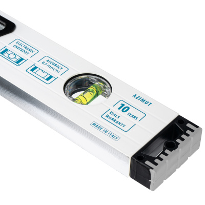 Уровень алюминиевый, 800 мм, усиленный, рукоятки, фрезерованный, 3 глазка, магнитный Gross по ценам производителя в Челябинске с доставкой по всей России