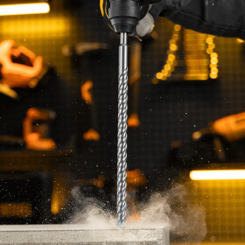 Бур по бетону, цельная крестовая пластина, 14x315 мм, SDS PLUS Denzel по ценам производителя в Челябинске с доставкой по всей России