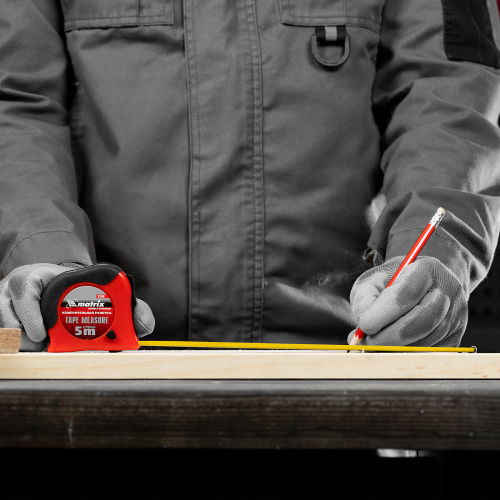 Рулетка Double fixation,5 м х 19 мм,обрезиненный корпус,двойная плавная фиксация Matrix по ценам производителя в Челябинске с доставкой по всей России