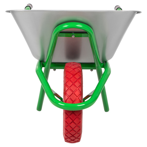 Тачка садово-строительная с PU колесом, грузоподъемность 180 кг, объем 90 л Сибртех по ценам производителя в Челябинске с доставкой по всей России