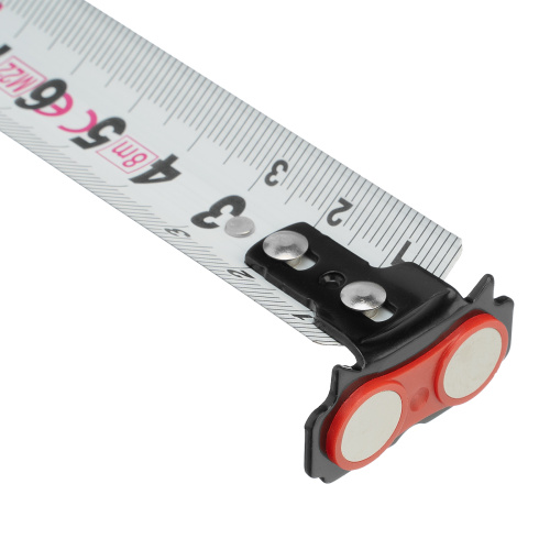 Рулетка Magnetisch 8 м х 25 мм,обрезиненный корпус,автоматическая фиксация,Нейлоновое покрытиеытие,зацеп с магнитом Gross по ценам производителя в Челябинске с доставкой по всей России