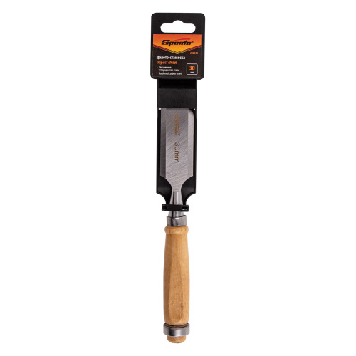 Долото-стамеска 30 мм, деревянная рукоятка Sparta по ценам производителя в Челябинске с доставкой по всей России