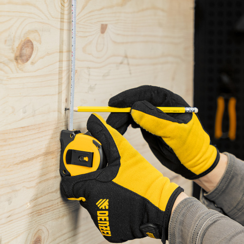 Рулетка 3м х 16мм, двухкомп. корпус, магнитный обрезиненный зацеп Denzel по ценам производителя в Челябинске с доставкой по всей России