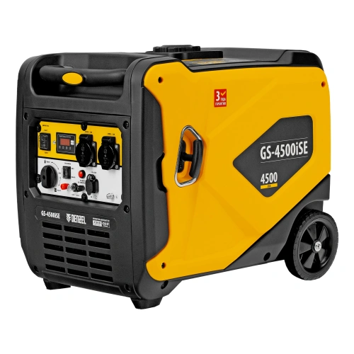 Генератор инверторный GS-4500iSE, 4,5 кВт, 230 В, закрытый корпус, электростартер Denzel по ценам производителя в Челябинске с доставкой по всей России