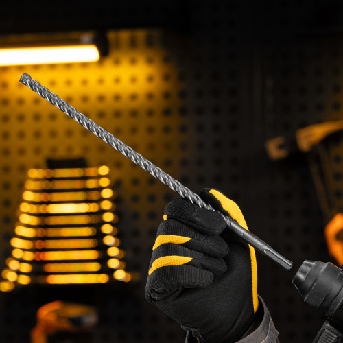 Бур по бетону, цельная крестовая пластина, 10x315 мм, SDS PLUS Denzel по ценам производителя в Челябинске с доставкой по всей России