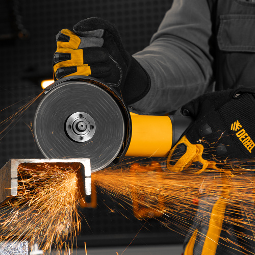 Машина шлифовальная угловая AG125-1100, 1100 Вт, 125 мм, 3000-11000 об/мин Denzel по ценам производителя в Челябинске с доставкой по всей России