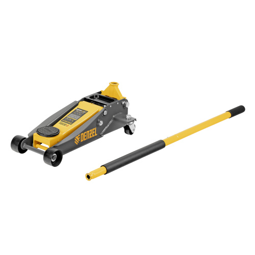 Домкрат гидравлический подкатной, 3 т, 125-470 мм, быстрый подъем, проф. Denzel по ценам производителя в Челябинске с доставкой по всей России