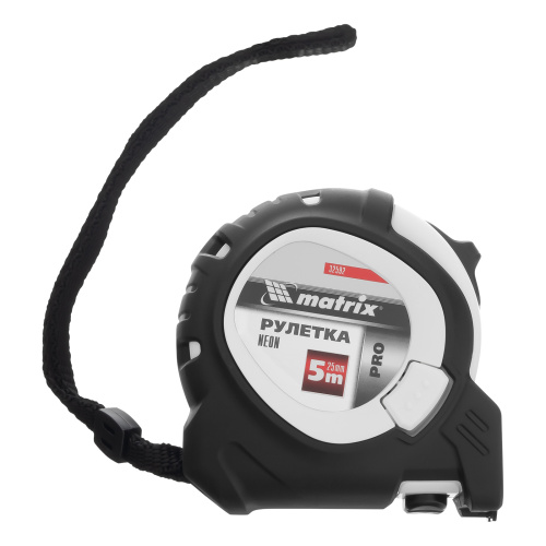 Рулетка Neon,5 м x 25 мм,обрезиненный корпус,3 фиксации,Pro Matrix по ценам производителя в Челябинске с доставкой по всей России