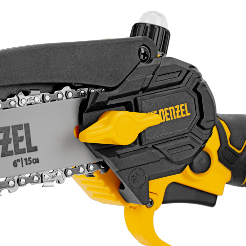 Цепная мини-пила аккумуляторная бесщет., CCS-150, шина 150 мм, Li-Ion, 20 В Denzel по ценам производителя в Челябинске с доставкой по всей России