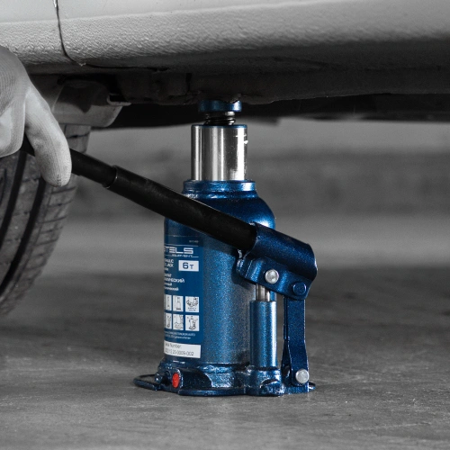 Домкрат гидравлический бутылочный телескопический, 6 т, подъем 180-410 мм Stels по ценам производителя в Челябинске с доставкой по всей России