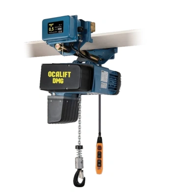 Таль электрическая цепная ТЭЦ OCALIFT DMG 2501D 250кг 4,5м 8/2м/мин, передвижная 20 м/мин, 380в