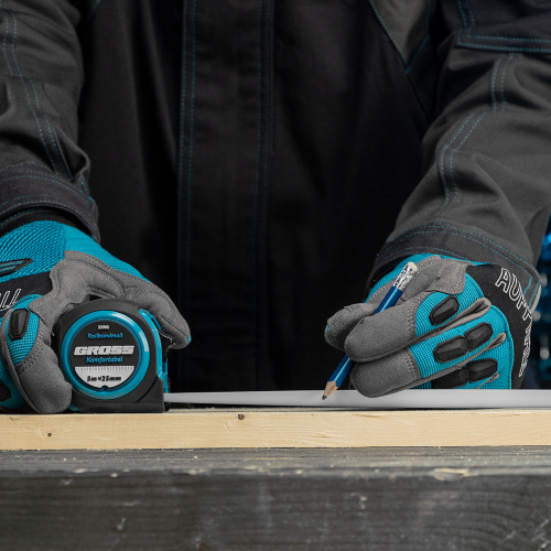 Рулетка Komfortabel 5 м х 25 мм,обрезиненный корпус Gross по ценам производителя в Челябинске с доставкой по всей России