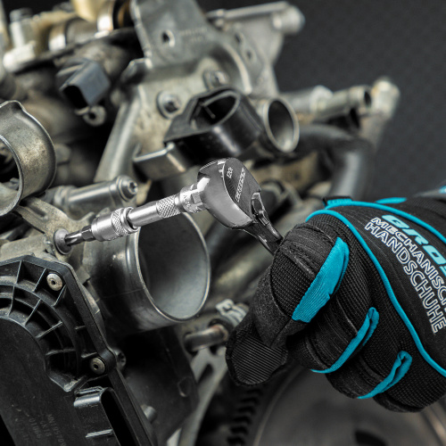 Ключ-трещотка 1/4", CrV, 120 зубьев, цельнометаллический, хром Gross по ценам производителя в Челябинске с доставкой по всей России