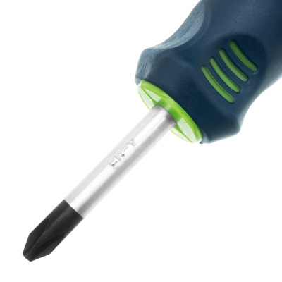 Отвертка, PH2 х 38 мм, CrV, двухкомпонентная рукоятка Сибртех по ценам производителя в Челябинске с доставкой по всей России