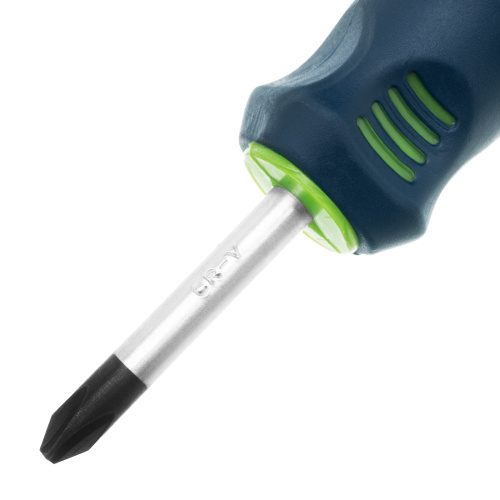 Отвертка, PH2 х 38 мм, CrV, двухкомпонентная рукоятка Сибртех по ценам производителя в Челябинске с доставкой по всей России