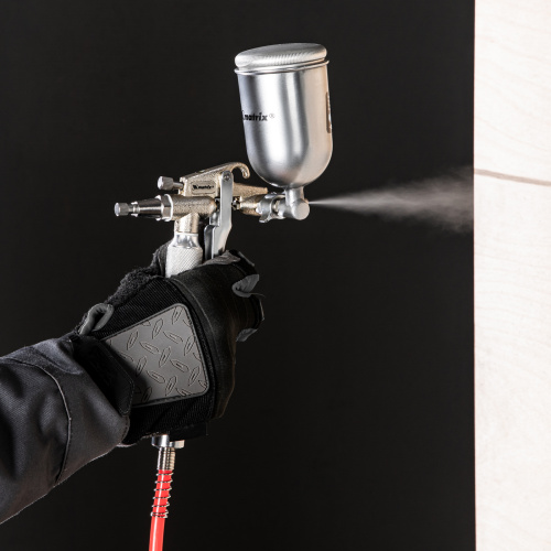 Краскораспылитель пневматический для финишных работ с верхним бачком V 0,1 л, сопло D 0.5 мм Matrix по ценам производителя в Челябинске с доставкой по всей России