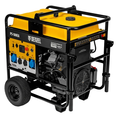 Генератор бензиновый PS-180EA, 18 кВт,230 В, 65л, разъём ATS,эл.старт Denzel по ценам производителя в Челябинске с доставкой по всей России