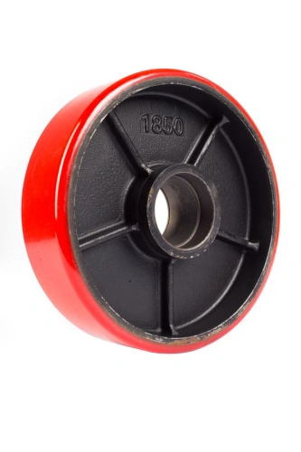 Колесо полиуретановое 180х50 мм без подшипника для тележек гидравлических BF/DF-III/RHP/AC/DF/CW2 по ценам производителя в Челябинске с доставкой по всей России