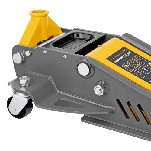 Домкрат гидравлический подкатной, 3,8 т, 110-580 мм, быстрый подъем, низкий подхват, проф. Denzel по ценам производителя в Челябинске с доставкой по всей России