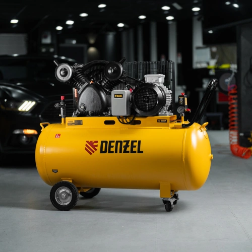 Компрессор воздушный рем. привод BCV 5500-T/200, 5,5 кВт, 200 литров, 850 л/мин Denzel по ценам производителя в Челябинске с доставкой по всей России