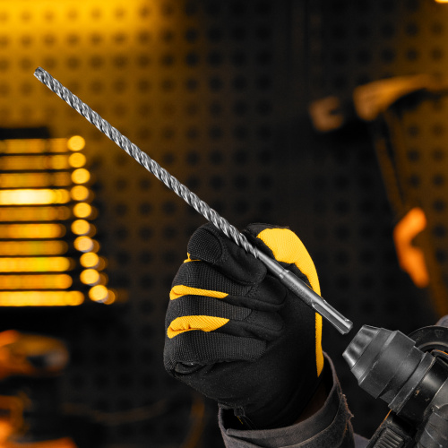 Бур по бетону, цельная крестовая пластина, 8x265 мм, SDS PLUS Denzel по ценам производителя в Челябинске с доставкой по всей России