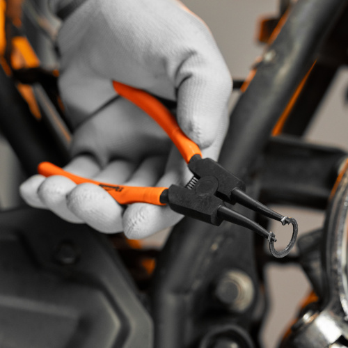 Съемник, 150 мм, для внешних стопорных колец, прямой (разжим) Sparta по ценам производителя в Челябинске с доставкой по всей России