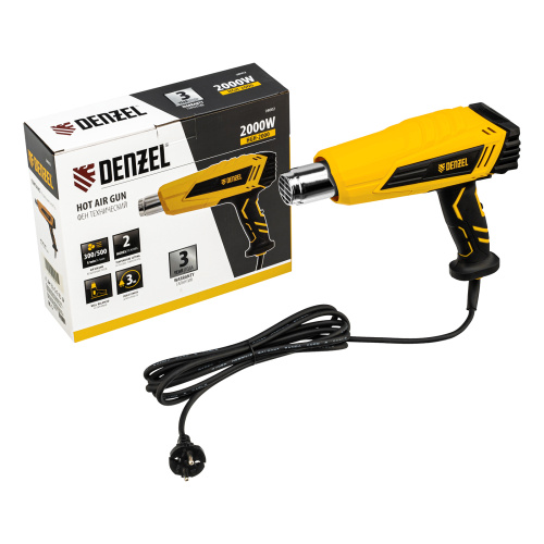 Фен технический HGH-2000, 2000 Вт, 2 режима Denzel по ценам производителя в Челябинске с доставкой по всей России