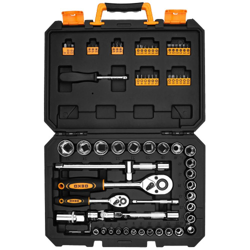 Набор инструментов для авто в кейсе DEKO DKMT72-1 (72 предмета) купить в Москве с доставкой по всей России | ProtosMarket.ru
