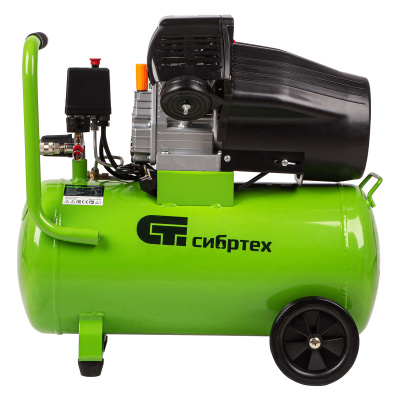 Компрессор воздушный КК-2200/50, 2.2 кВт, 350 л/мин, 50 л, прямой привод, масляный Сибртех по ценам производителя в Челябинске с доставкой по всей России