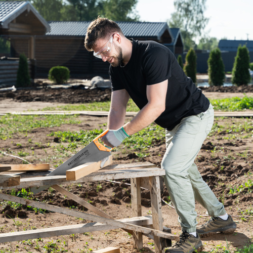 Ножовка по дереву, 500 мм, шаг зубьев 8 мм, пластиковая рукоятка по ценам производителя в Челябинске с доставкой по всей России