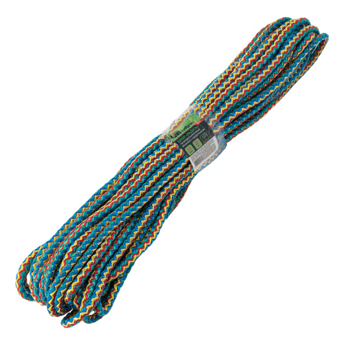 Шнур вязаный полипропиленовый с серд."Радуга", 8 мм, L 20 м, Сибртех по ценам производителя в Челябинске с доставкой по всей России