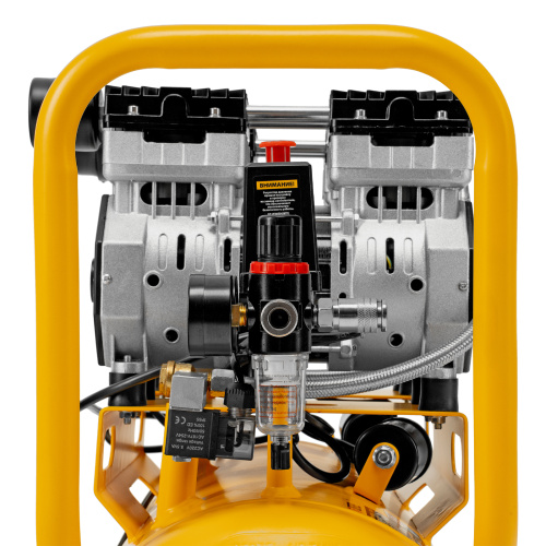 Компрессор безмасляный, малошумный DLS 1500/50, 1500 ВТ, 2x750, 50 л, 260 л/мин Denzel по ценам производителя в Челябинске с доставкой по всей России