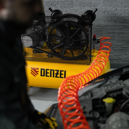 Компрессор воздушный рем. привод BCV 5500-T/200, 5,5 кВт, 200 литров, 850 л/мин Denzel по ценам производителя в Челябинске с доставкой по всей России