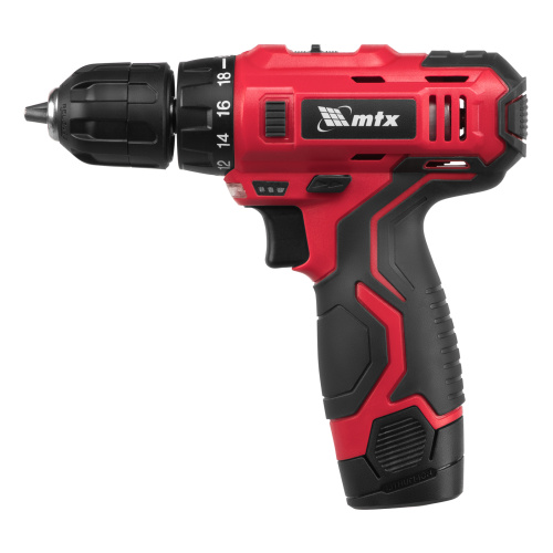 Дрель-шуруповерт аккумуляторная MCDL-12-02P, Li-Ion, 12 В, 2 акк. MTX по ценам производителя в Челябинске с доставкой по всей России