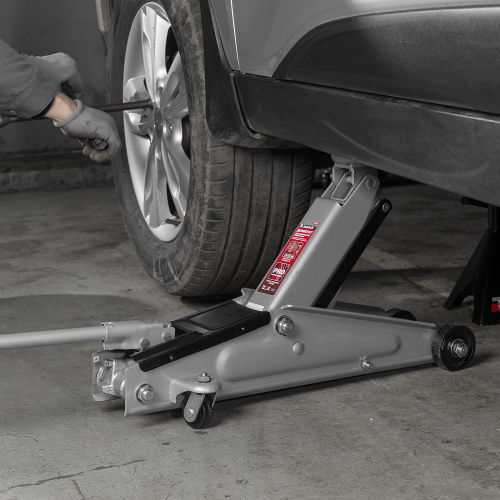 Домкрат гидравлический подкатный, 3 т, высота подъема 130-410 мм Matrix по ценам производителя в Челябинске с доставкой по всей России