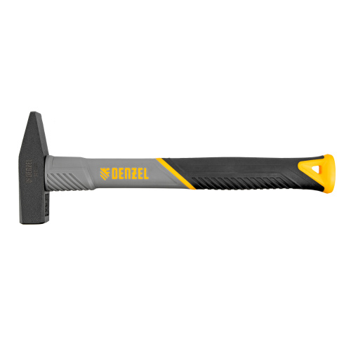 Молоток слесарный, 300 г, кованый, фибергласовая рукоятка c TPR покрытием Denzel по ценам производителя в Челябинске с доставкой по всей России