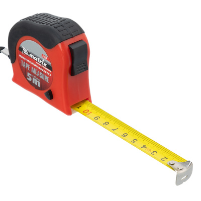 Рулетка Double fixation,5 м х 19 мм,обрезиненный корпус,двойная плавная фиксация Matrix по ценам производителя в Челябинске с доставкой по всей России