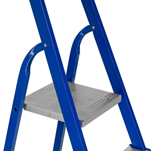 Стремянка, 8 ступеней, стальной профиль, алюминиевые ступени Сибртех по ценам производителя в Челябинске с доставкой по всей России