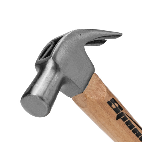 Молоток-гвоздодер, 225 г, боек 22 мм, деревянная рукоятка Sparta по ценам производителя в Челябинске с доставкой по всей России
