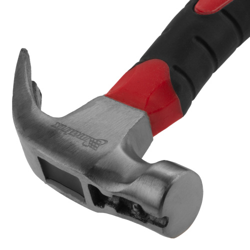 Молоток-гвоздодер мини, боек с магнитом, фибергласовая двухкомпонентная рукоятка, 250 г Matrix по ценам производителя в Челябинске с доставкой по всей России