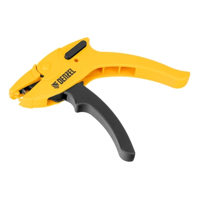 Щипцы для зачистки электропроводов, сечением 0,2-6 мм2, функция обрезания проводов Denzel по ценам производителя в Челябинске с доставкой по всей России