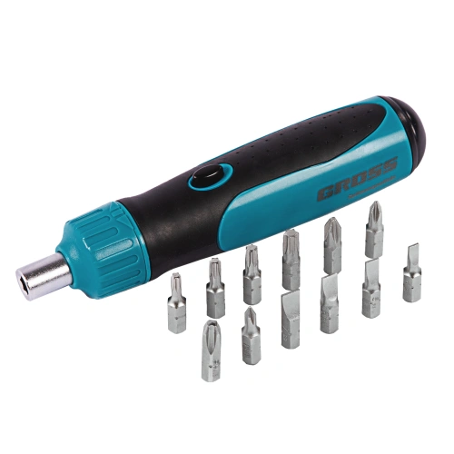 Отвертка реверсивная, механизм SmartPush 12 шт, S2 Gross по ценам производителя в Челябинске с доставкой по всей России