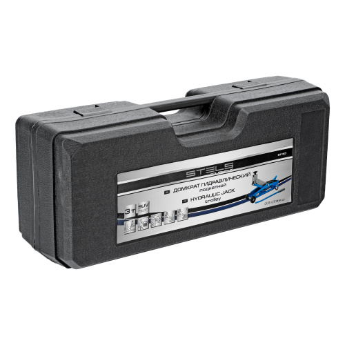 Домкрат гидравлический подкатной, высокий подъем, 3т, SUV, 190-535 мм, в кейсе Stels по ценам производителя в Челябинске с доставкой по всей России