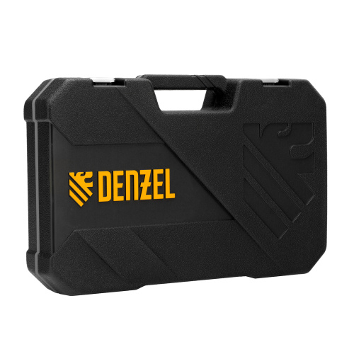 Набор инструментов, 1/2", 1/4", CrV, S2, пластиковый кейс, 109 предметов Denzel по ценам производителя в Челябинске с доставкой по всей России